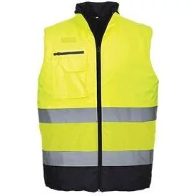   Jól láthatósági, kéttónusú mellény-Jólláthatósági