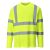 S278YERS, S278-s Portwest, HiVis hosszú ujjú pólóing, Jólláthatósági, Sárga, S
