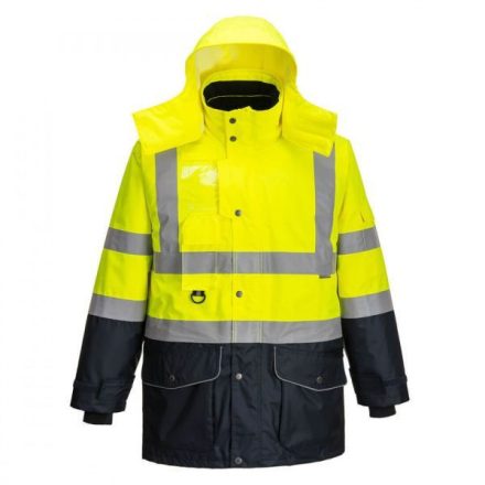 S426YNRXXXL, S426-s Portwest, Hi-Vis 7 az 1-ben kontraszt Traffic kabát , Jólláthatósági