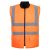S469ORR5XL, S469 JÓL LÁTHATÓSÁGI KIFORDÍTHATÓ MELLÉNY, Jólláthatósági, Narancssárga, 5XL