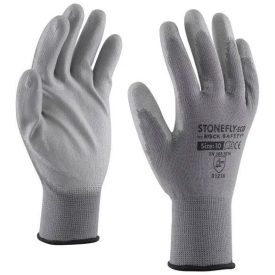   Rock Safety STONEFLY-ECO Poliészter szerelőkesztyű PU tenyérmártással, gazdaságos változat