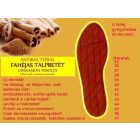 Fahéjas talpbetét lábszag lábizzadás ellen
