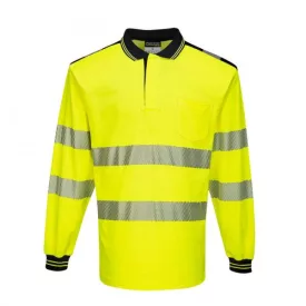 T184YBRS, PW3 Hi-Vis hosszú ujjú pólóing- T184