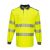 T184YNR5XL, PW3 Hi-Vis hosszú ujjú pólóing- T184, sárga/kék, 5XL