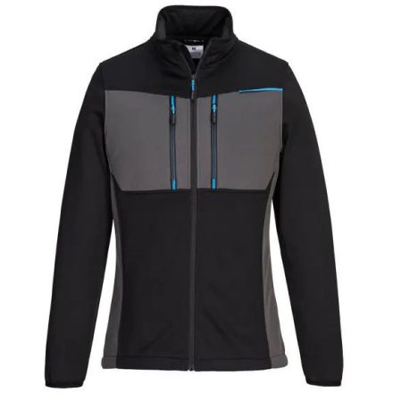 T756BKRXXL - WX3  zippzáras kapucnis polar pulóver XXL