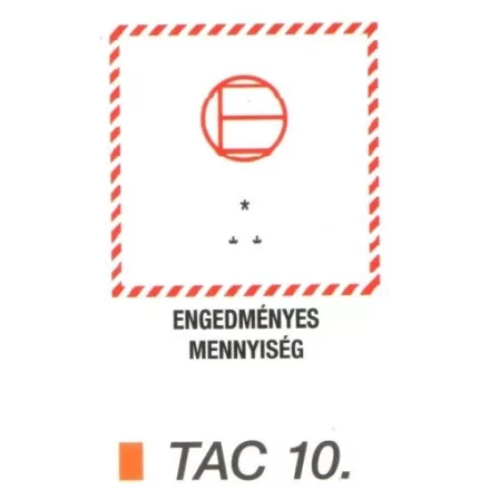 Engedményes mennyiség TAC10