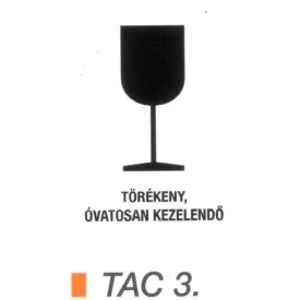 Törékeny, óvatosan kezelendö TAC3