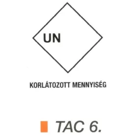 Korlátozott mennyiség UN TAC6