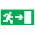 Menekülési út - jobbra UV tábla