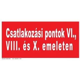 Csatlakozási pontok tábla, utánvilágító TB-007004