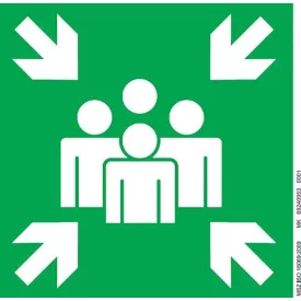 Gyülekezőhely piktorgramm, utánvilágító TB-00701