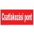 Csatlakozási pont tábla, utánvilágító TB-00705