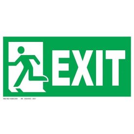   Exit - ajtó a baloldalon piktogramm, utánvilágító TB-00919