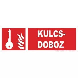 Kulcsdoboz tábla, utánvilágító TB-02145