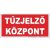 Tűzjelző központ tábla, utánvilágító TB-02149
