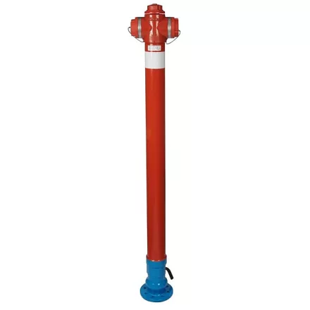 Tűzcsap föld feletti FIX DN80/1800 2B – RAL3000 piros