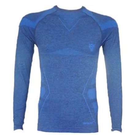 TOP E-UW IRONMAN-T ALÁÖLTÖZET, HOSSZÚ UJJÚ FELSŐ, 65% POLIÉSZTER, 35% NYLON, KÉK