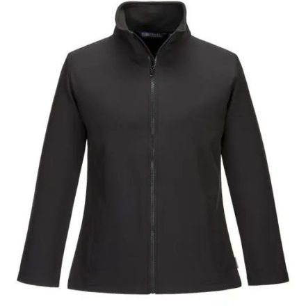 TK21 Portwest Női Print & Promo Softshell munkavédelmi pulóver Fekete XS