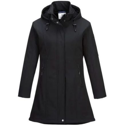 TK42 Portwest Carla Softshell Női munkavédelmikabát Fekete XS