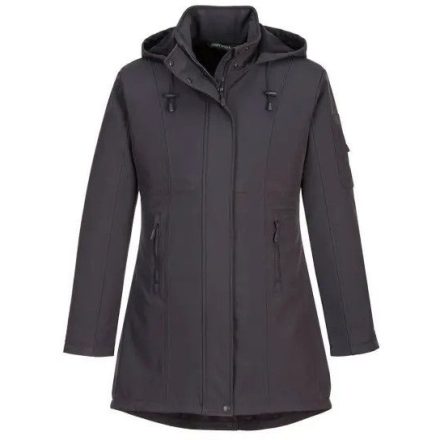 TK42 Portwest Carla Softshell Női munkavédelmikabát Szénszürke XS