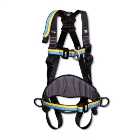   Heveder Irudek Expert Pro 100 hátsó rögzítési ponttal, fekete/sárga, L-XXL
