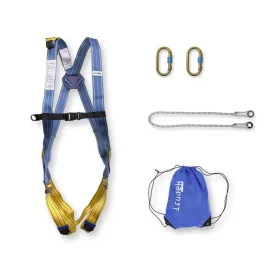   Heveder szett Irudek Dolomitas Light, Light 1 + 981 karabiner + Nexion 150 kötél, kék/fekete, universal