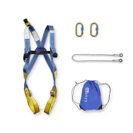   Testheveder szett Irudek Roque Nublo, Light 2 + 981 karabiner + Nexion 150 kötél, kék/fekete, L-XL