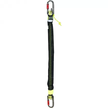 Kötél mentőcsigával Irudek HAULERBINER, kompakt és könnyű, fekete/sárga, 105cm