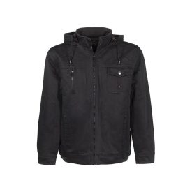   Kabát bélelt, 4 külső zseb (100%pamut) TOP ELITE BERGEN, fekete, XL