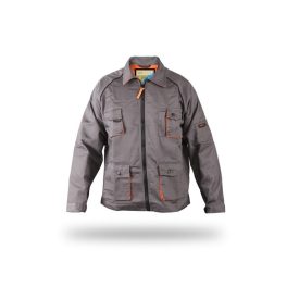 Dzseki kevertszálas TOP007, szürke/narancs, S