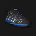 Védőfélcipő S1P ESD SRC EVA-gumi talppal, kompozit orrmerevítő, fekete/ezüst, 46