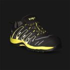 Védőfélcipő S1P ESD SRC EVA-gumi talppal, kompozit orrmerevítő, fekete/ezüst, 46