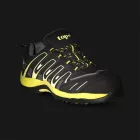 Védőfélcipő S1P ESD SRC EVA-gumi talppal, kompozit orrmerevítő, fekete/ezüst, 47