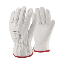 TOP GORUC-A sofőrkesztyű, "A" minőség, finom kecskebőr, gumírozott mandzsetta