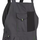 Nadrág kantáros (100%pamut) TOP GREEN 100 BIBPANTS, green, L