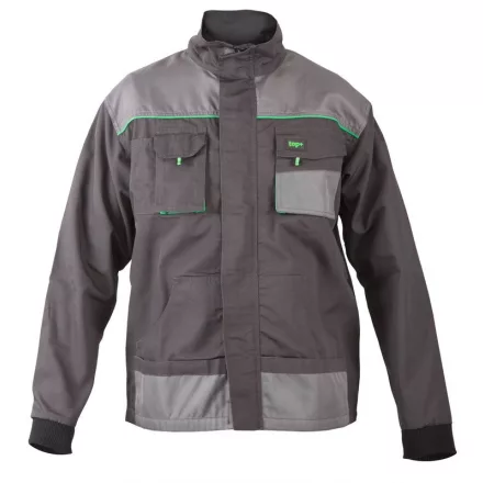 Munkakabát (65%poliészter 35%pamut) TOP GREEN JACKET, szürke, 4XL