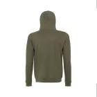 Kapucnis pulóver (szarvas mintával) 50% pamut 50% poliészter, military green, M