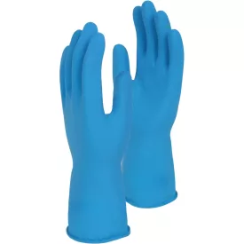 Védőkesztyű latex TOP LASTORM, kék, 8
