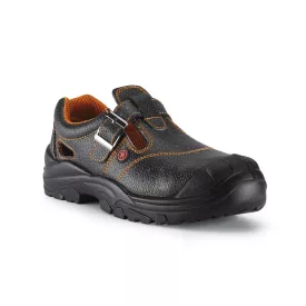 Szandál SRC narancs bélés TOP MANILA O1, fekete, 42