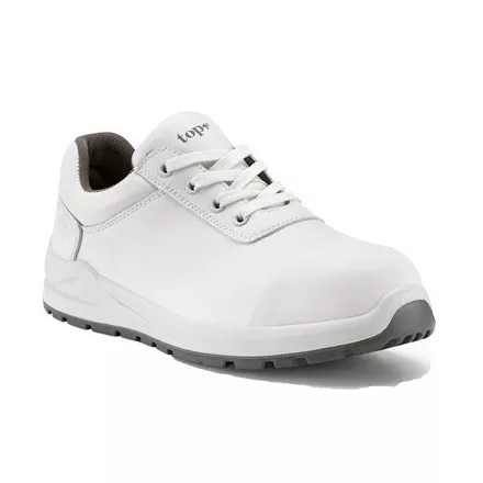 Védőfélcipő O2 SRC microfiber felsőrész PU talp TOP MICO, fehér, 44