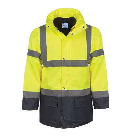 Télikabát multifunkcionális (100%poliészter) TOP MULTI FLUO-Y, fluo sárga, 3XL