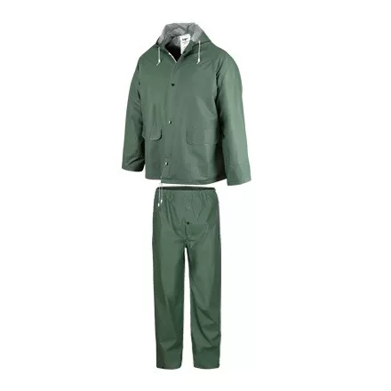 Esőkabát és nadrág PVC 80cm hosszú TOP NIAGARA SET G, zöld, 5XL