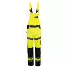 Munkanadrág melles jólláthatósági, 65% poliészter, 35% pamut, fényvisszaverő csíkok, multifunkciós zsebek, fluosárga, XL