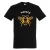 Póló (méhecske mintával Worker) kereknyakú TOP, deep black, XL