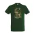 Póló (szarvas mintával) kereknyakú (100%pamut 190gr/m2) TOP, bottle green, 5XL