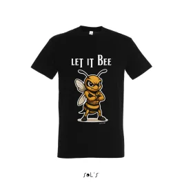 Póló (méhecske mintával Let it Bee) kereknyakú TOP