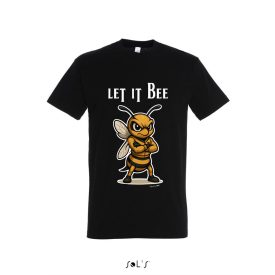   Póló (méhecske mintával Let it Bee) kereknyakú TOP, white, M