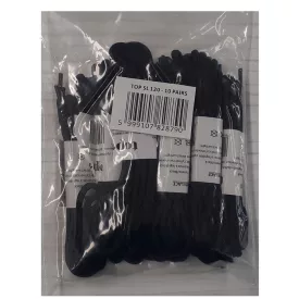   Cipőfűző 90cm hosszú hengeres strapabíró (100%nylon) TOP, fekete