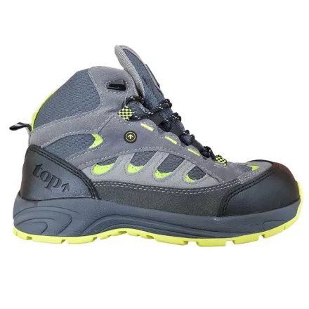 Munkavédelmi bakancs S1P PU talp TOP VARDE, szürke/zöld, 37