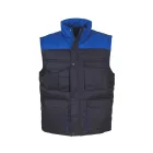 TOP VEST THUNDER bélelt mellény, 80% poliészter, 20% pamut, multifunkciós zsebek, sötétkék, XL